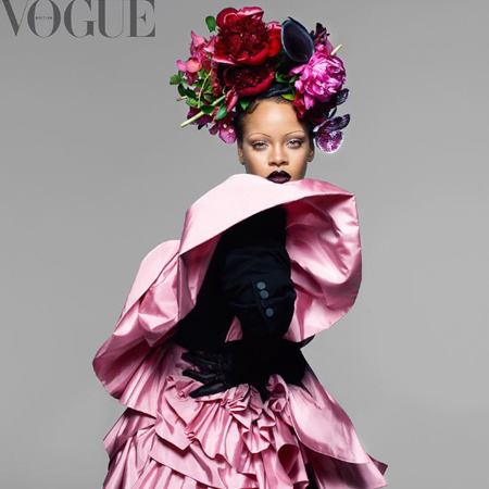Рианна украсила обложку британского Vogue